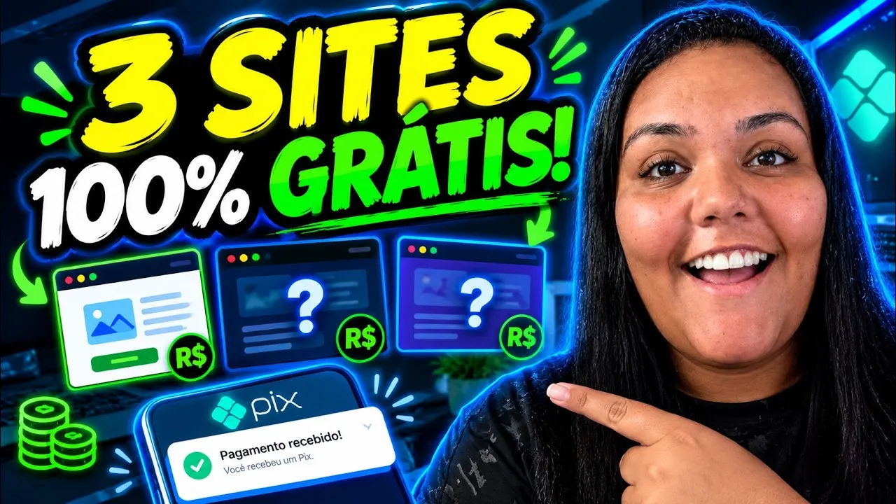 Parece Mentira, mas PAGA MESMO! 3 Sites Grátis de Renda Extra (Sem Investir Nada)