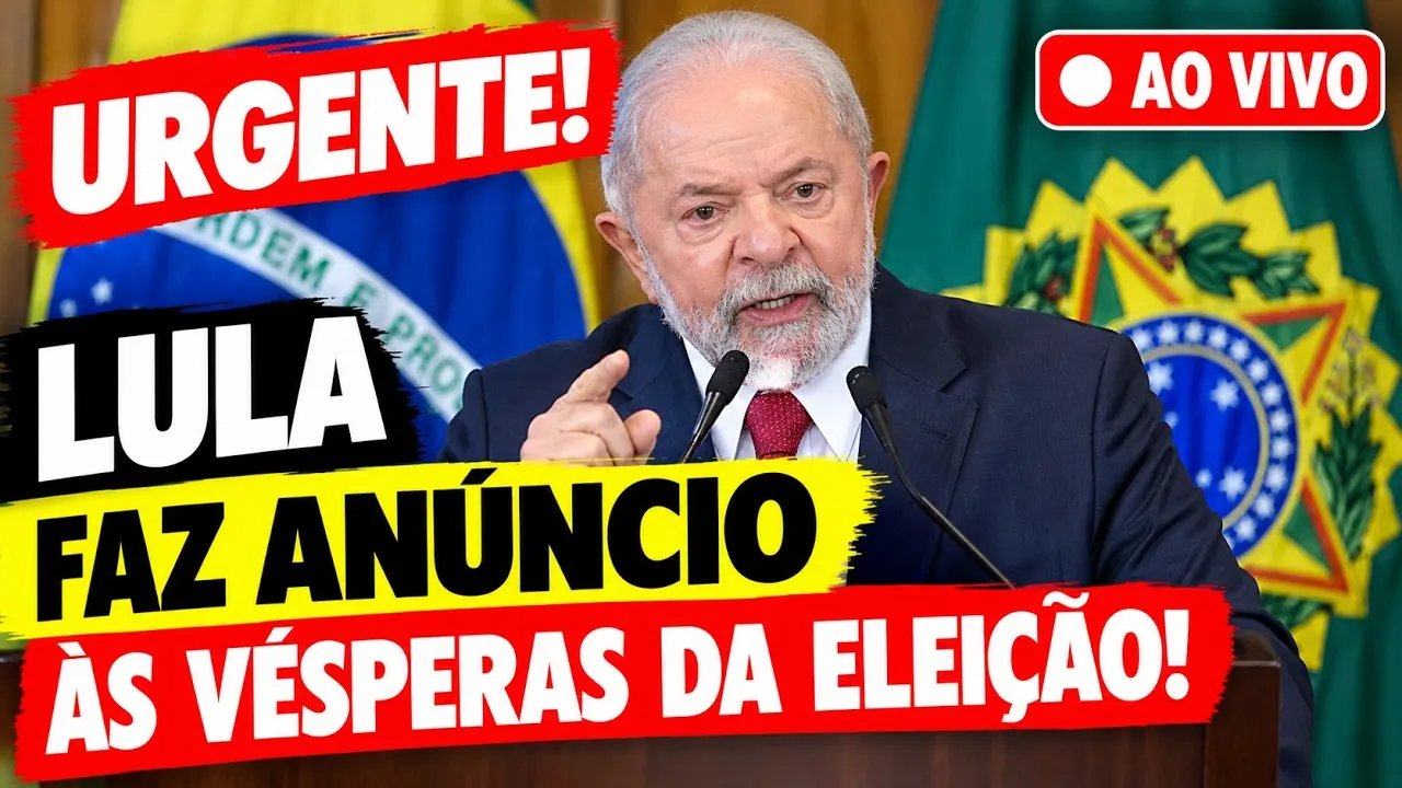 Pronunciamento de Lula ao Vivo: Entenda o Impacto Político às Vésperas da Eleição e Saiba Como Acompanhar